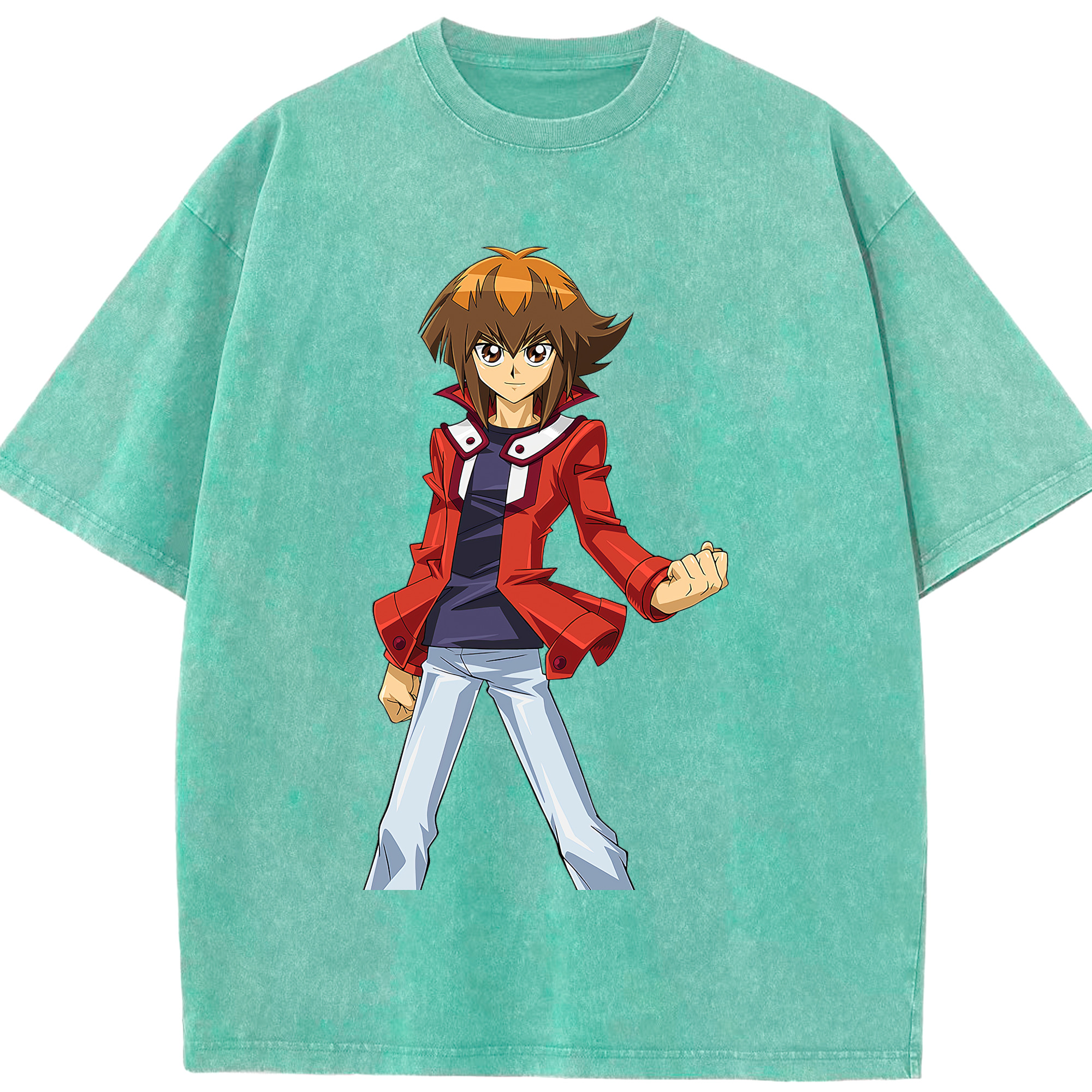 （画像用） 遊☆戯☆王 Yu-Gi-Oh! 綿100% ヴィンテージ風 半袖Tシャツ（フロントプリント）